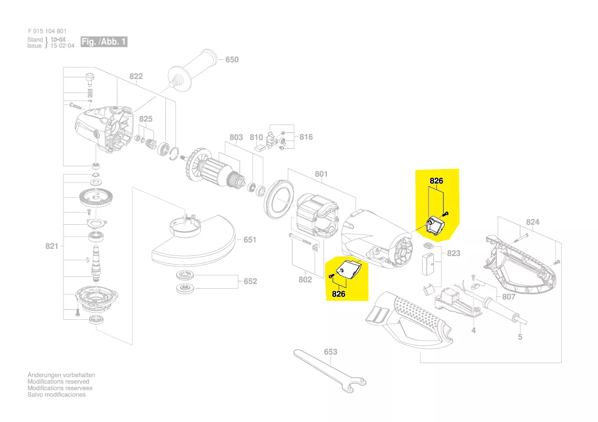 couvercle balais charbon réf. 2 610 Z01 058 Skil